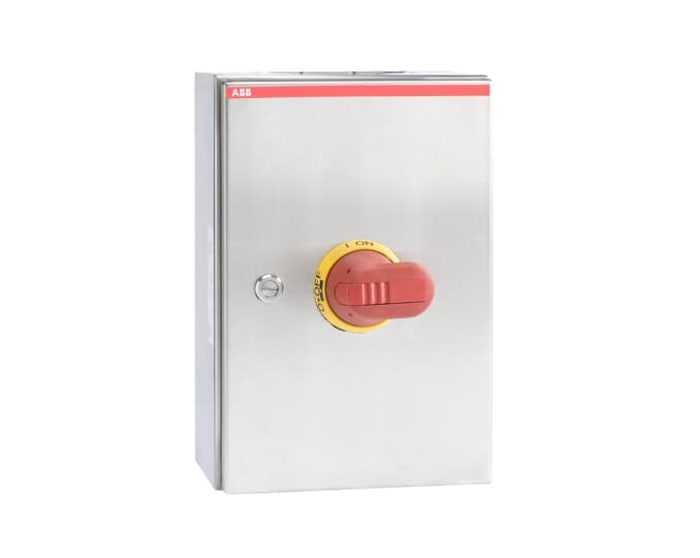 ABB 3P Pole Screw Mount Switch Disconnector - 100A Maximum Current, 37kW Power Rating, IP65