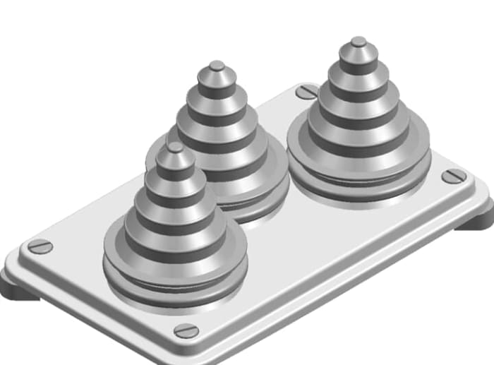 ABB Plastic Flange for Use with TriLine