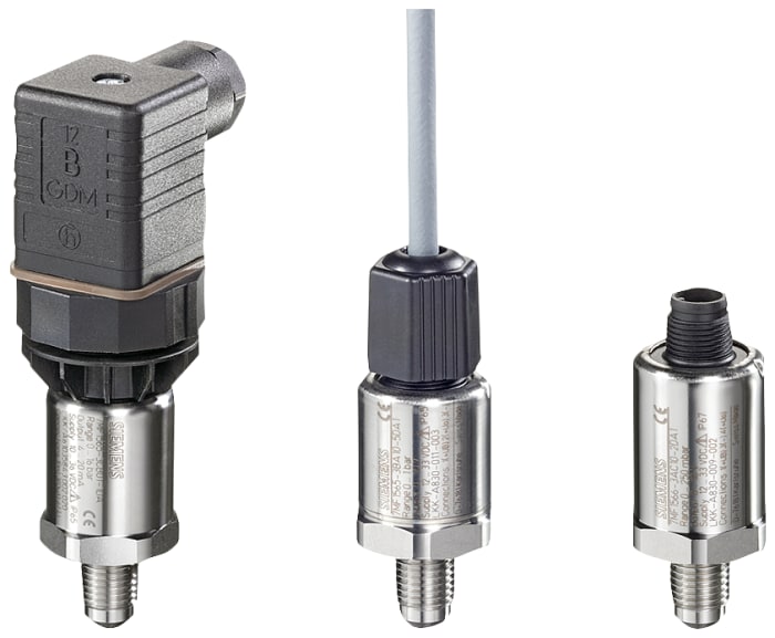 Siemens SITRANS P Series Pressure Sensor, 0bar Min, 16bar Max, 4 → 20 mA Output, Gauge Reading