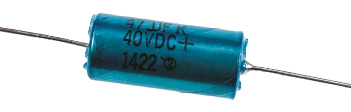 Vishay 47μF MnO2 Tantalum Capacitor 40V dc, CTS13 Series