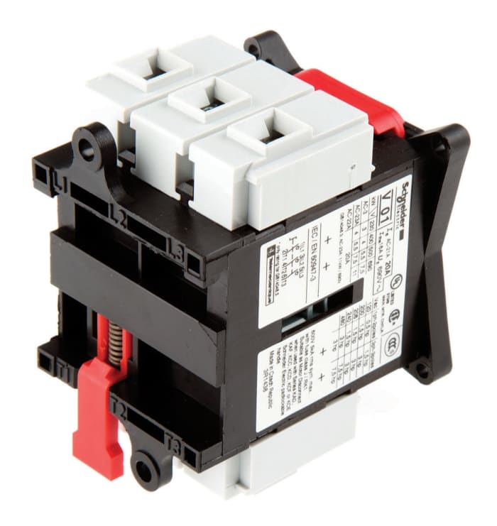 Schneider Electric 3P Pole Panel Mount Isolator Switch - 20A Maximum Current, 11kW Power Rating