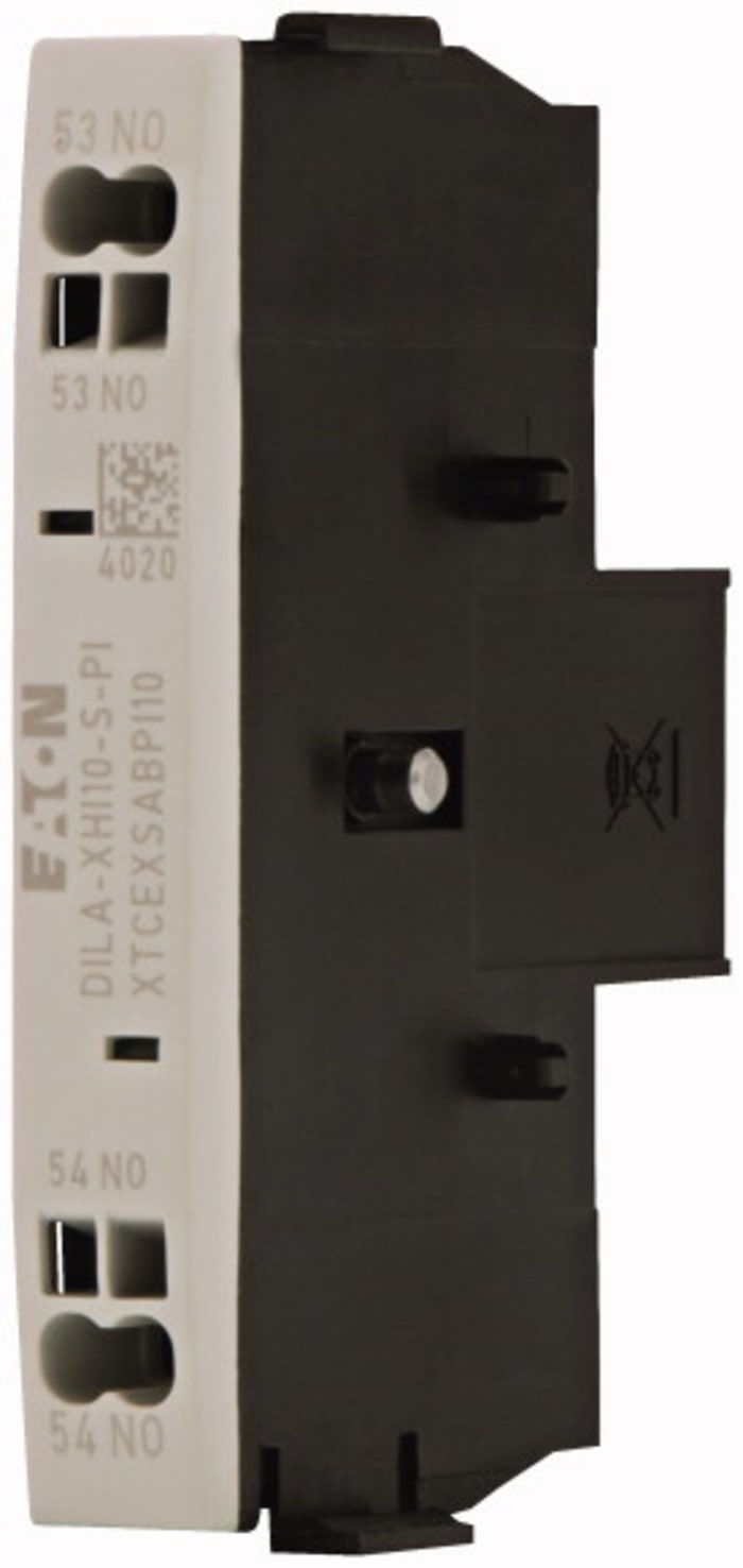 Eaton Auxiliary Contact, 1 Contact, 1 NO, Side Mounted