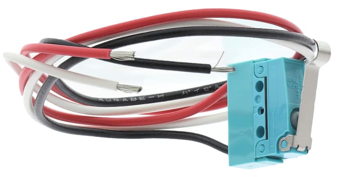 Panasonic Simulated Roller Lever Micro Switch, Pre-wired Terminal, 2 A @ 30 V dc, SP-CO, IP67