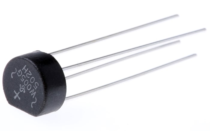 Vishay Bridge Rectifier, 1.5A, 50V, 4-Pin