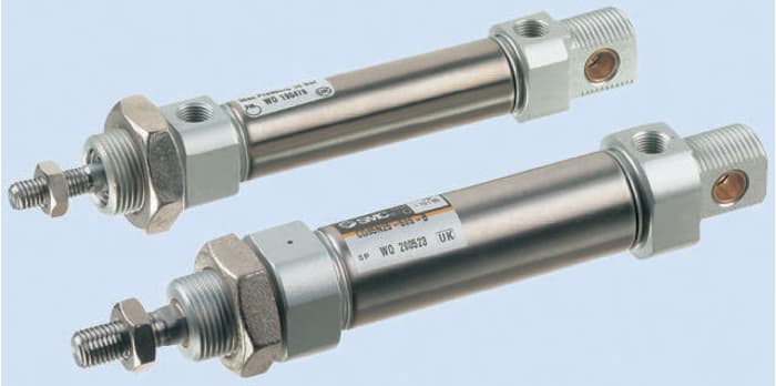 SMC Kalem Silindir, Çift Etkili, 50mm Strok, M5 x 0,8
