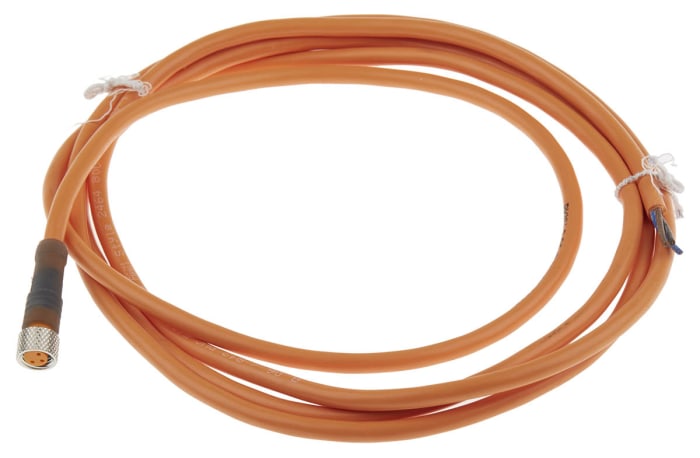 SMC, Kablo ve Konnektör, 2m, M8 3 Pimli, Sensörler ve Aktüatörler ile Kullanım