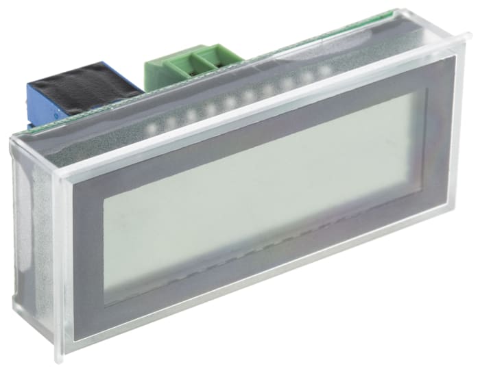 Murata, LED Dijital Ampermetre, 4,5-Dijit, %±2, 0°C - +50°C, 53,8 x 22,3 mm