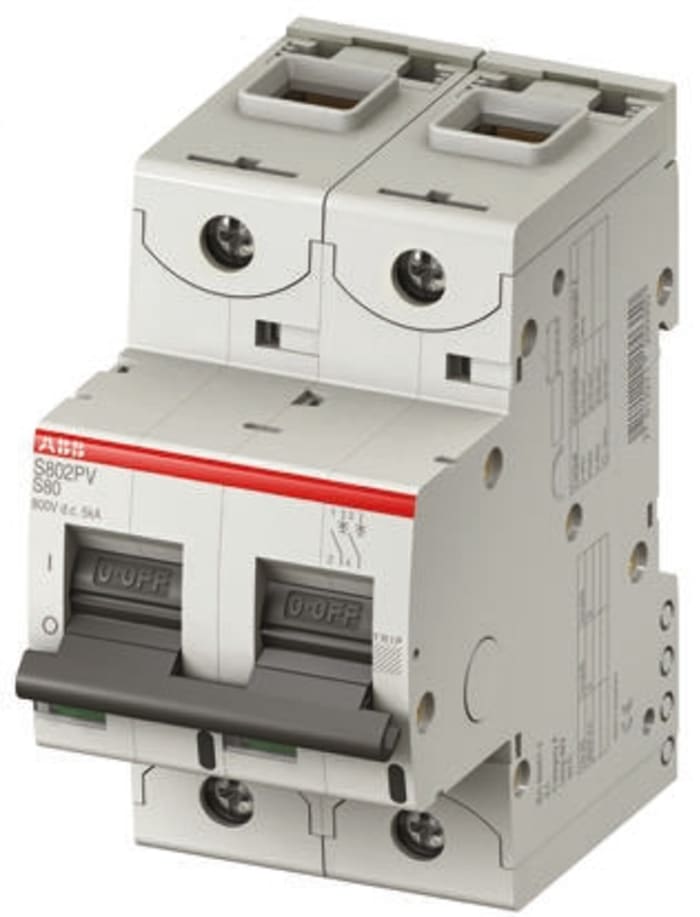 Yüksek Performans S800 MCB Mini Şalter 2P, 16 A