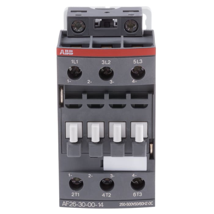 AF26Z AF Aralığı Kontaktör, 3 Kutuplu, 17 A, 11 kW, Bobin Gerilimi: 500 V dc