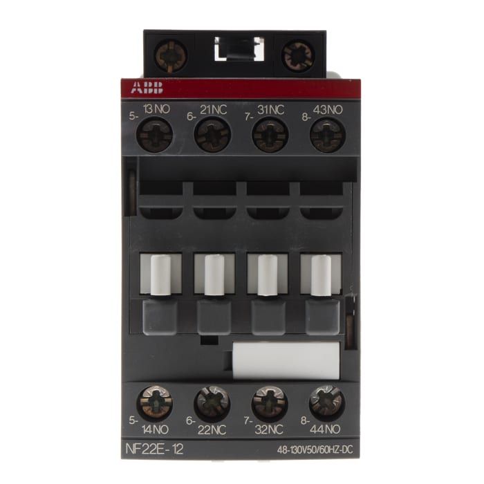 NF AF Aralığı Yardımcı Kontaktör, 6 A, Bobin Gerilimi: 130 V ac/dc