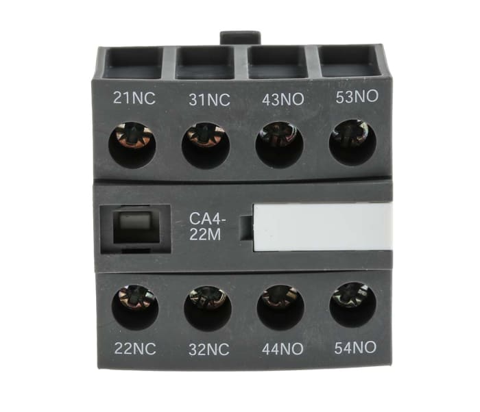 ABB Auxiliary Contact, 4 Contact, 2NC + 2NO, Front Mount