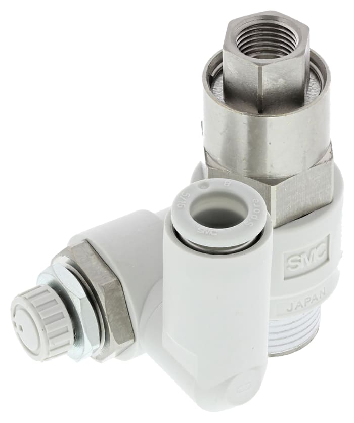 SMC Akış Regülatörü, R 3/8 Erkek - 8mm