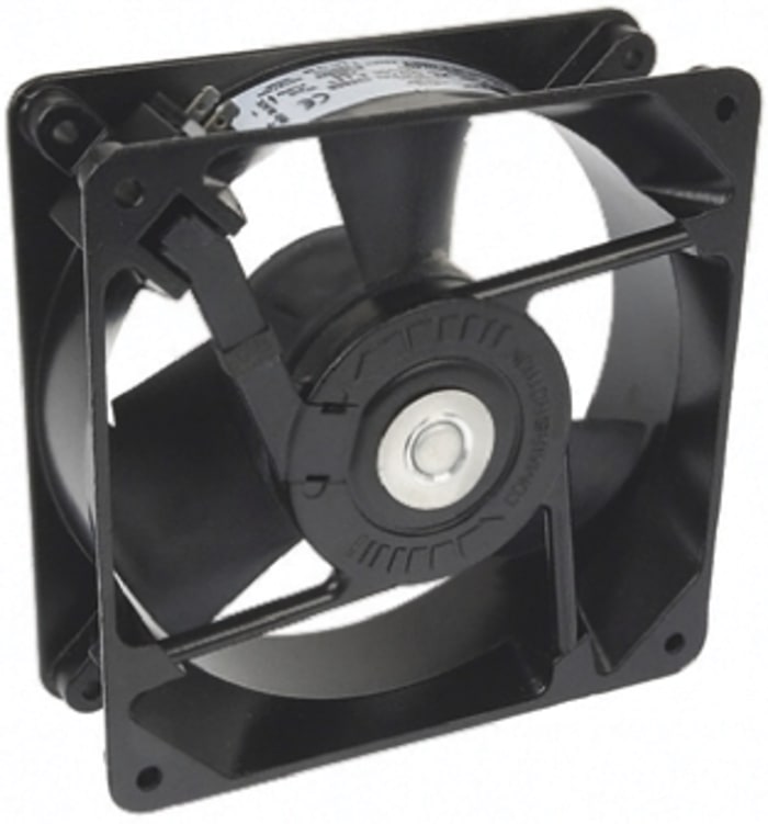 DC Aksiyel Fan, 119,13 x 119,13 x 39,12mm, 187m³/sa, 5,8W, 48 V dc (Muffin Serisi)