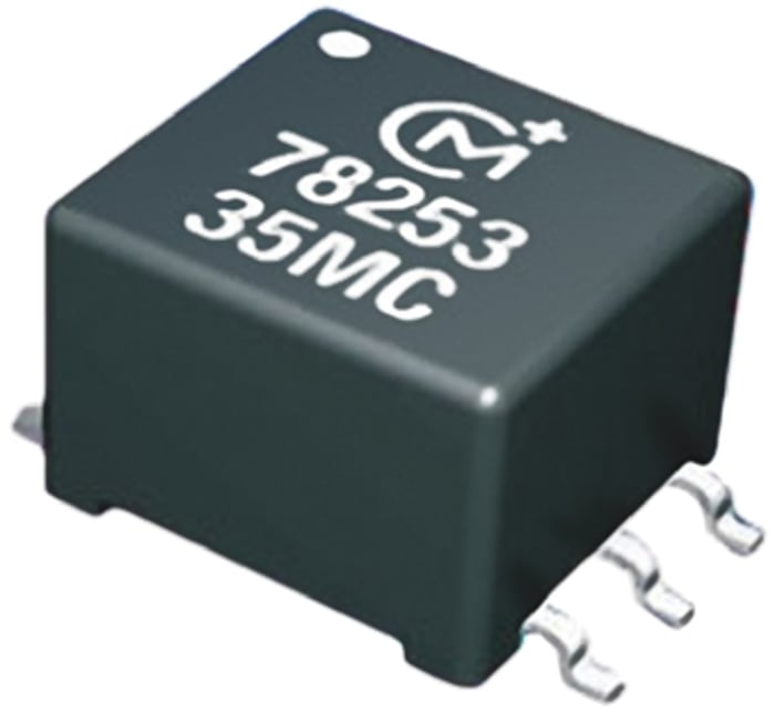 Murata Power Solutions Surface Mount Pulse Transformer 1:2.14 Turns Ratio, 142μH Prim. Inductance, 0.5Ω Prim. Resistance