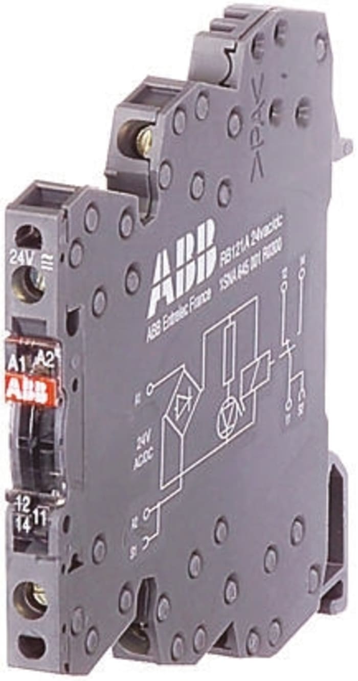 ABB R600 Series Interface Relay, DIN Rail Mount, 230V ac/dc Coil, SPDT, 6A Load