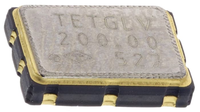 Kristal Osilatör, 200 MHz, ±50PPM LVDS, 6-Pinli SMD, 7,5 x 5 x 2mm