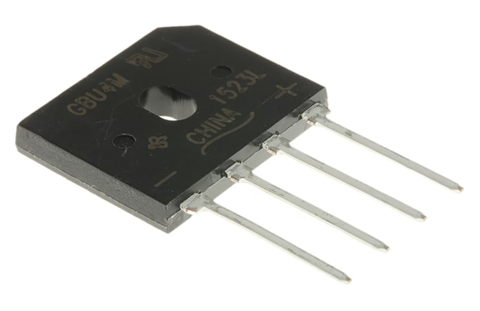 Vishay Bridge Rectifier, 4A, 1000V, 4-Pin
