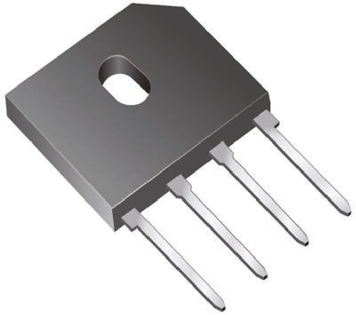 Vishay Bridge Rectifier, 3.8A, 600V, 4-Pin