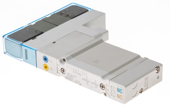 SMC 3/4 Pneumatic Solenoid/Pilot-Operated Control Valve - Pilot/Pilot SY3000 Series 24V dc