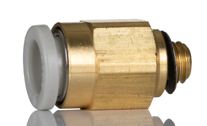 SMC, KQ2 Pnömatik Düz Dişli – Boru Rakor, Pirinç, M6 x 1 Erkek