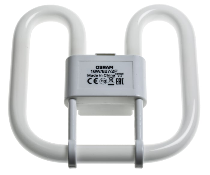 Osram, 2 Pinli, Entegre Olmayan Kompakt Floresan Ampuller, 16 W, 2700K, Ekstra Sıcak Beyaz
