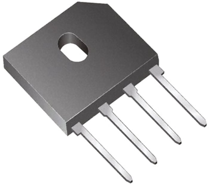 Vishay Bridge Rectifier, 6A, 200V, 4-Pin