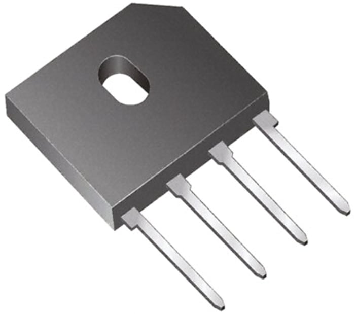 Vishay Bridge Rectifier, 6A, 400V, 4-Pin