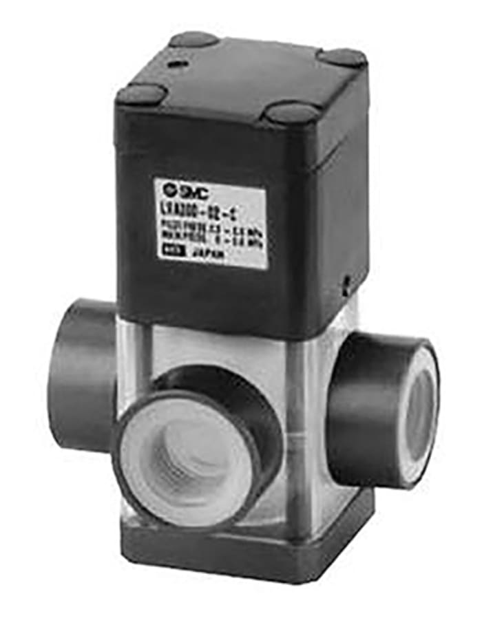 SMC Pnömatik Selenoid Valfler, PFA, 2/2