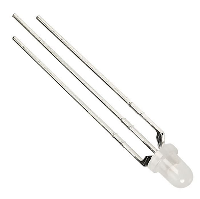 Kingbright L-59SURKSGC Çift Renkli Yeşil, Kırmızı LED 568 / 630 nm 3-Pinli, Yuvarlak Mercekli, İğne Bacaklı