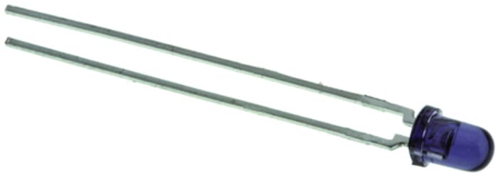 Kingbright L-7143VBC-D Mavi LED 470 nm, Yuvarlak Mercekli, İğne Bacaklı 5 mm (T-1 3/4)