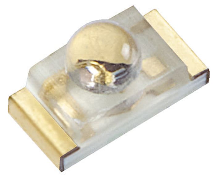 Kingbright KPTD-1608ZGC-G Yeşil LED 525 nm, Kubbe Mercekli, SMD Montaj 1608 (0603)