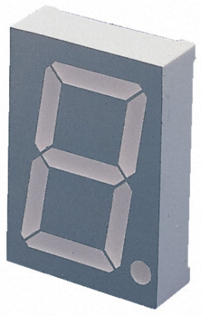 Kingbright SBA15-11SURKCGKWA 7 Segment LED Display (Gösterge), CA, Yeşil, Kırmızı 100,000 μcd, 210,000 μcd, RH DP 38mm