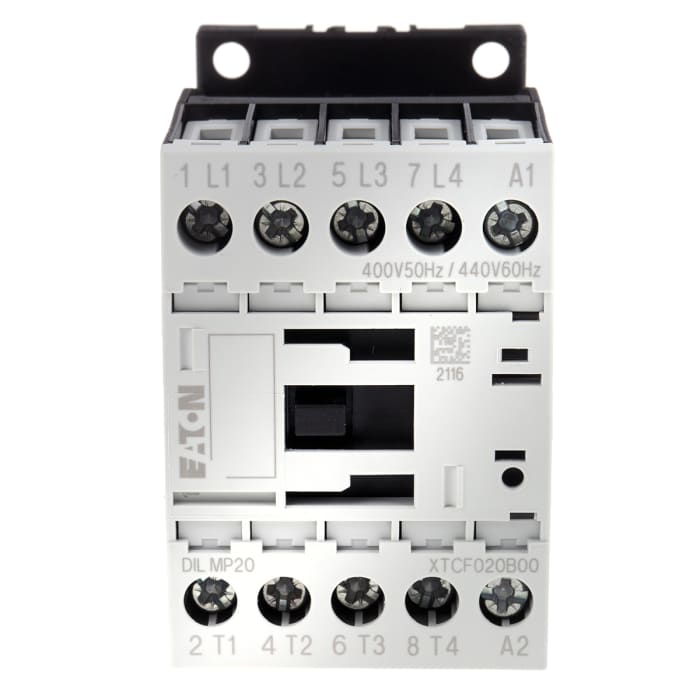 Eaton xStart DILM Kontaktör, 4 Kutuplu, 20 A, 5,5 kW, Bobin Gerilimi: 400 V ac