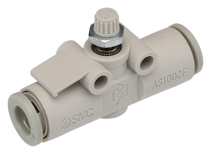 SMC AS Series Tube Flow Controller, 6mm Tube Inlet Port x 6mm Tube Outlet Port