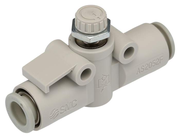 SMC AS Series Tube Flow Controller, 8mm Tube Inlet Port x 8mm Tube Outlet Port