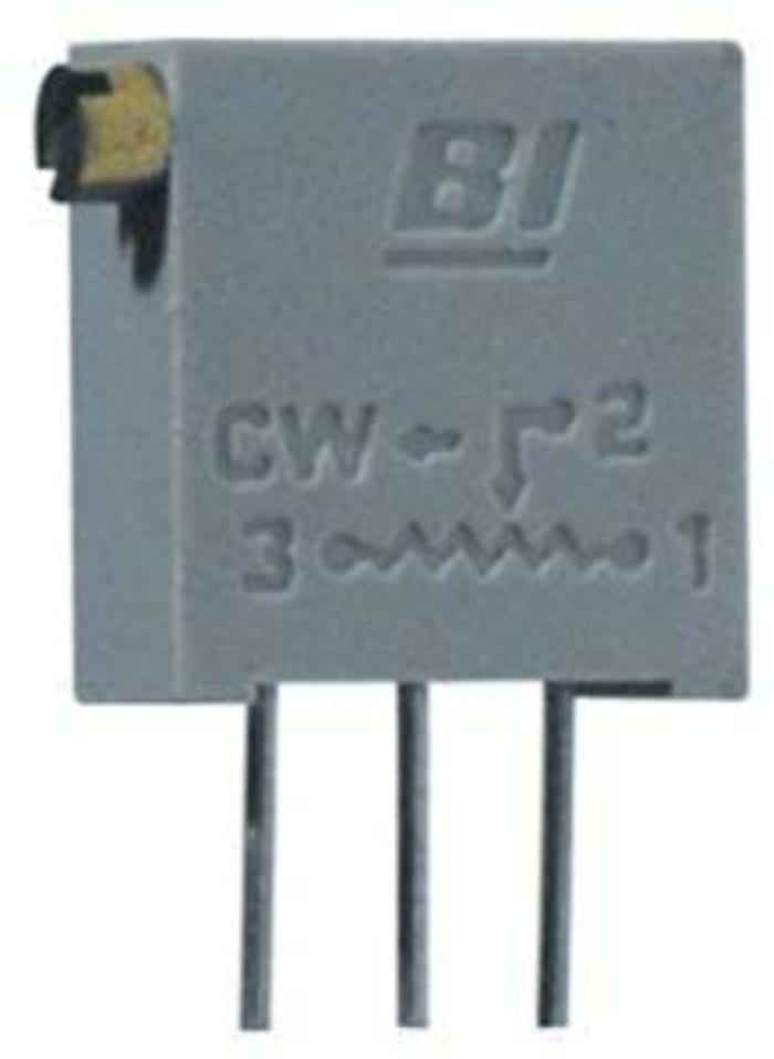 TT Electronics/BI Trimpot (Trimmer Potansiyometre) 20kΩ, 20 Dönüşlü, Yandan Ayarlı, 0.5 W @ 85 °C, ±100ppm/°C