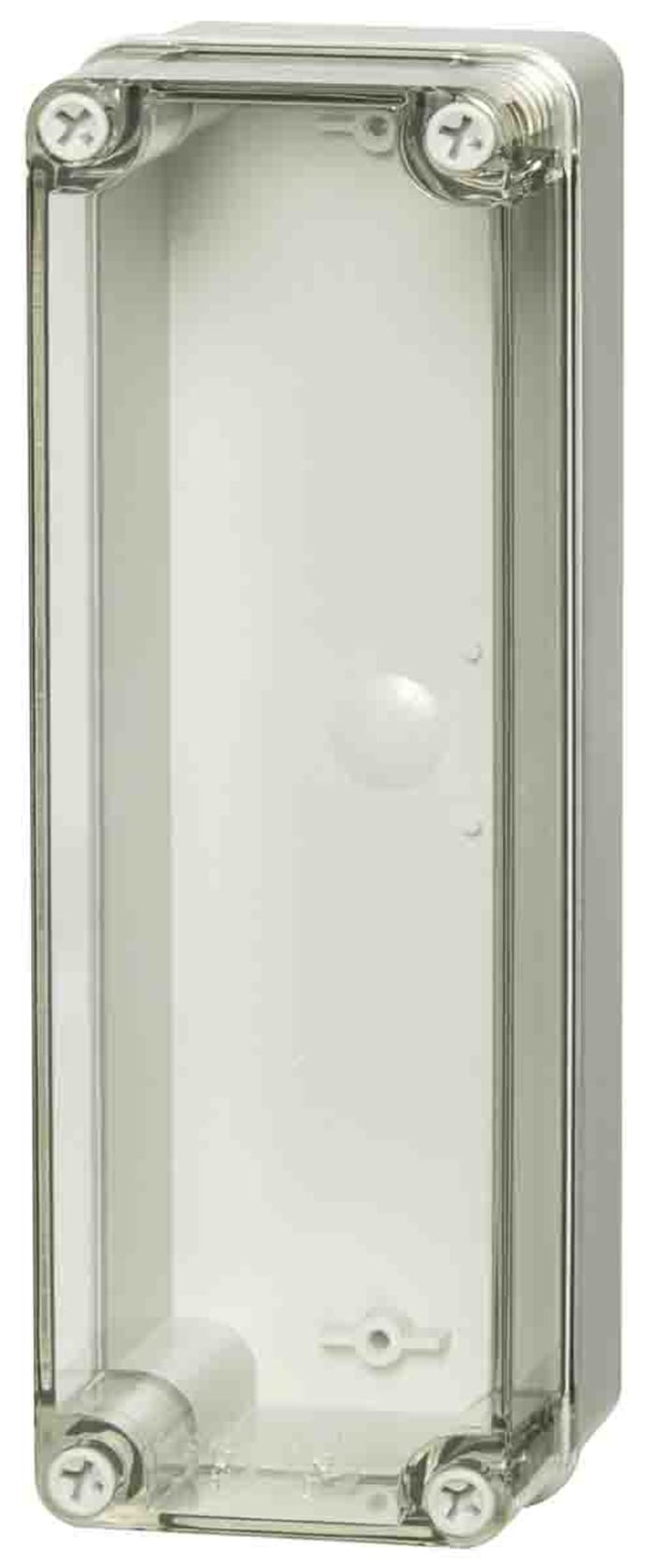 Fibox Grey Polycarbonate Enclosure, IP66, IP67, IK08, Transparent Lid, 230 x 80 x 85mm