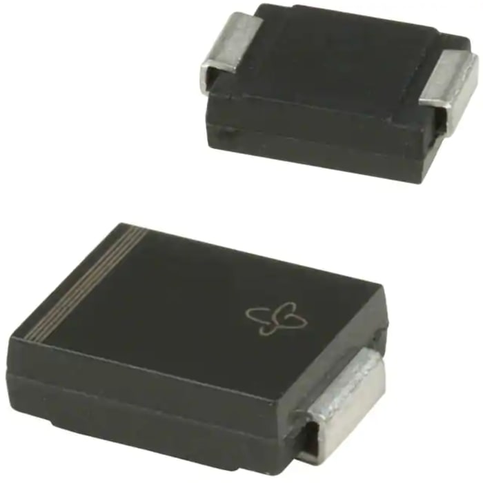 Vishay SMCJ160CA-E3/57T, Bi-Directional, Uni-Directional TVS Diode, 1500W, 2-Pin DO-214AB