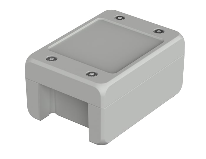 Bopla Bocube Alu Series Light Grey Aluminium General Purpose Enclosure, IP66, IP68, IP69, IK09, Light Grey Lid, 121 x