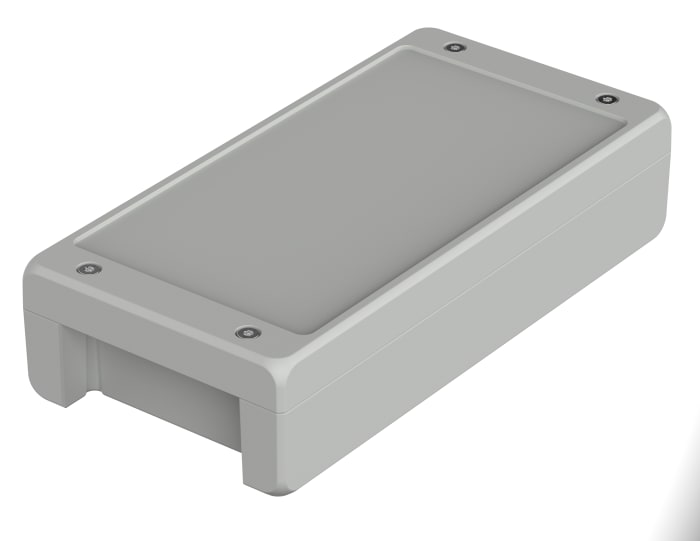 Bopla Bocube Alu Series Light Grey Aluminium General Purpose Enclosure, IP66, IP68, IP69, IK09, Light Grey Lid, 259 x