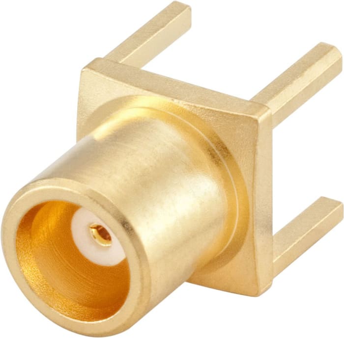 Rosenberger MCX Konnektörü, Jak, Perde Geçiş / Panele Uygun, Koaksiyel Kablo, 50Ω, PCBye / Karta Monte