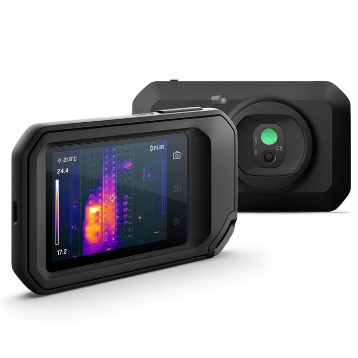 FLIR C5 Thermal Imaging Camera with WiFi, -20 → +400 °C, 160 x 120pixel Detector Resolution