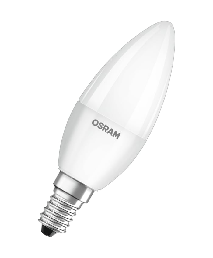 Osram PARATHOM Classic E14 LED GLS Bulb 4.9 W(40W), 2700K, Warm White, Mini Candle shape