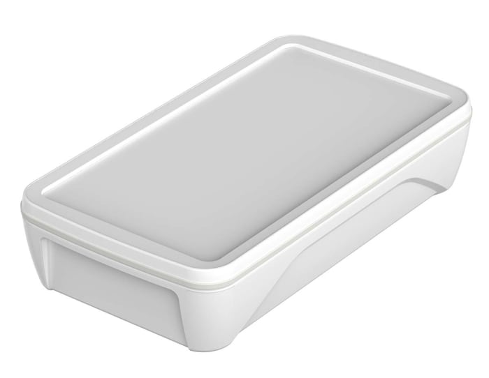 Bopla BoPad Series ABS Handheld Enclosure, Integral Battery Compartment, IP65, 165 x 90 x 34mm