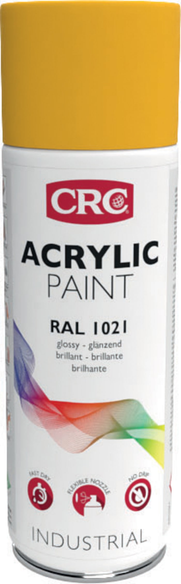 CRC 400ml RAL 1021 Sarı Sprey Boya, Parlak