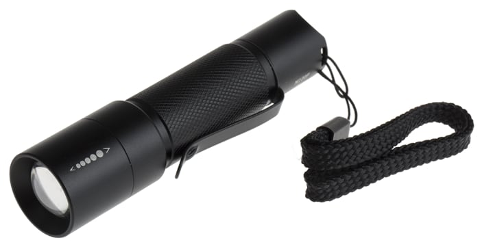 Ansmann, Alüminyum, Siyah Fener, LED, 115 lm