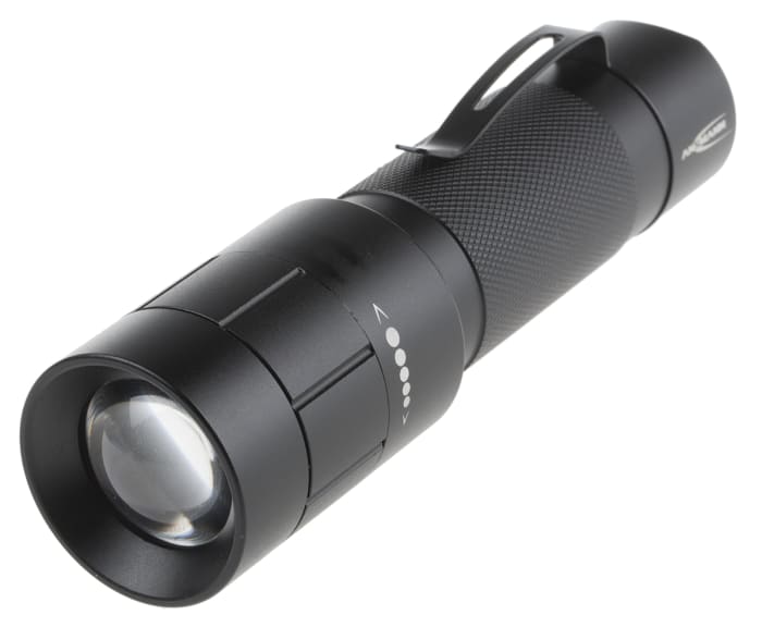 Ansmann, Alüminyum, Siyah Fener, LED, 320 lm