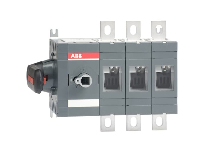 ABB 3P Pole Surface Mount Switch Disconnector - 400A Maximum Current, 230kW Power Rating, IP00