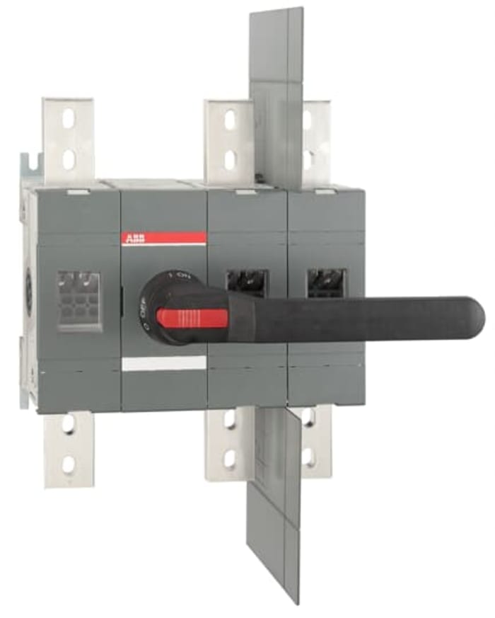 ABB 3P Pole Screw Mount Switch Disconnector - 1600A Maximum Current, 1200kW Power Rating, IP00, IP65