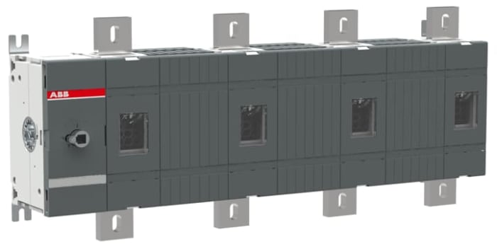 ABB 4P Pole Screw Mount Switch Disconnector - 1250A Maximum Current, 1200kW Power Rating, IP00